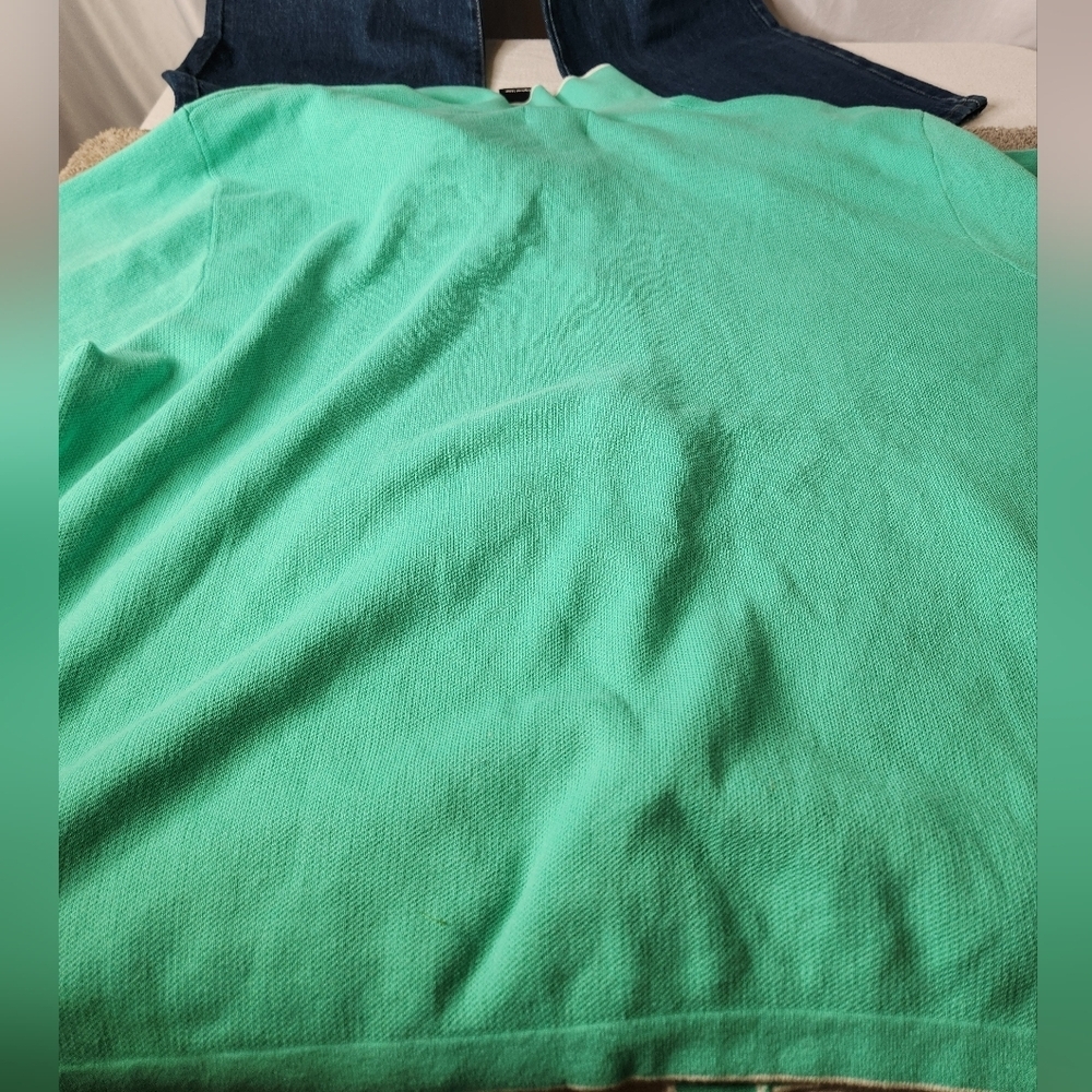 Original Use Turquoise Green Button Down Sweater Size S - Picture 6 of 10